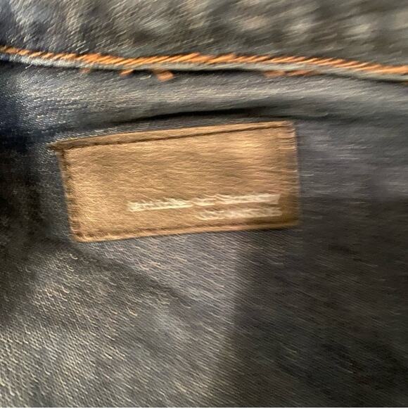 Articles of Society Denim Distressed Button Down Jean Jacket Sz XS - Picture 9 of 9